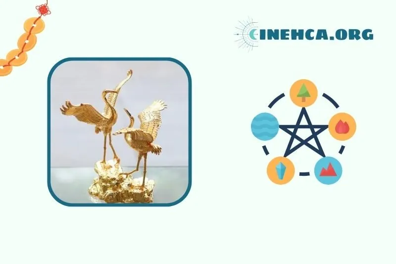 Cách đặt chim hạc phong thuỷ hợp lí
