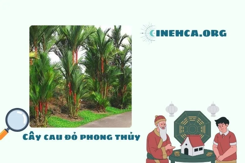 Cây cau đỏ: Khái niệm, Ý nghĩa phong thủy và công dụng