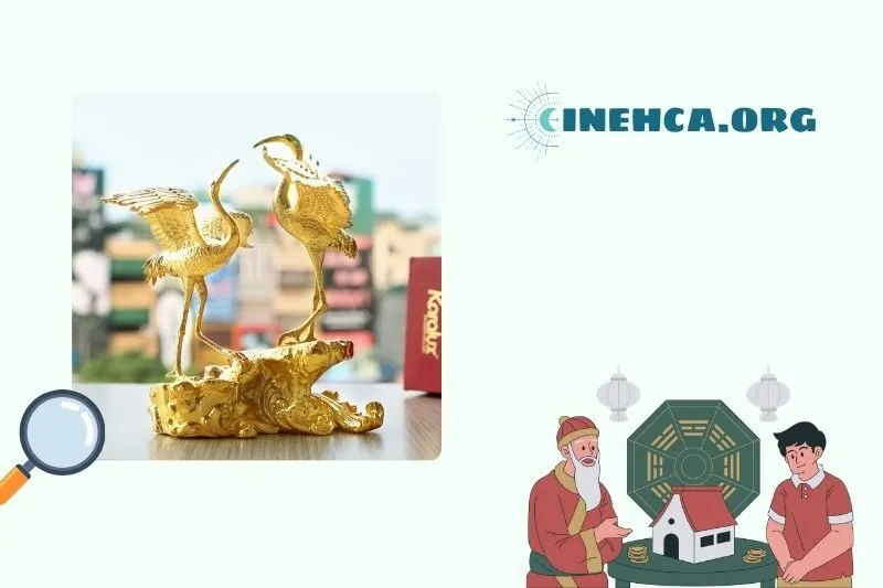 Ý nghĩa của chim hạc phong thuỷ
