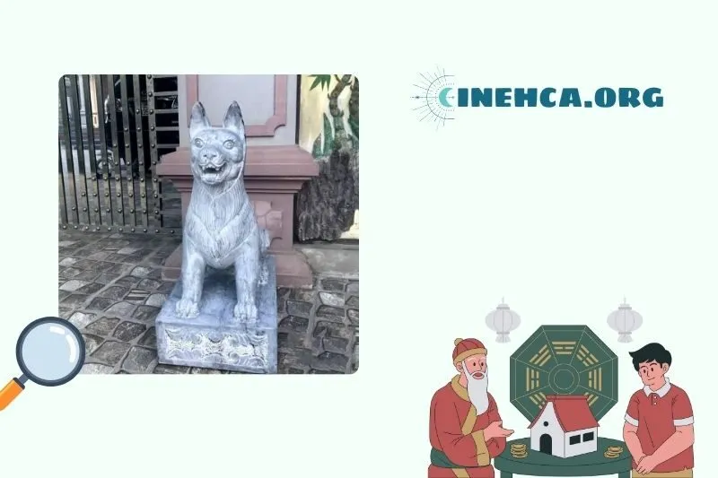 Ý nghĩa của tượng chó đá phong thủy