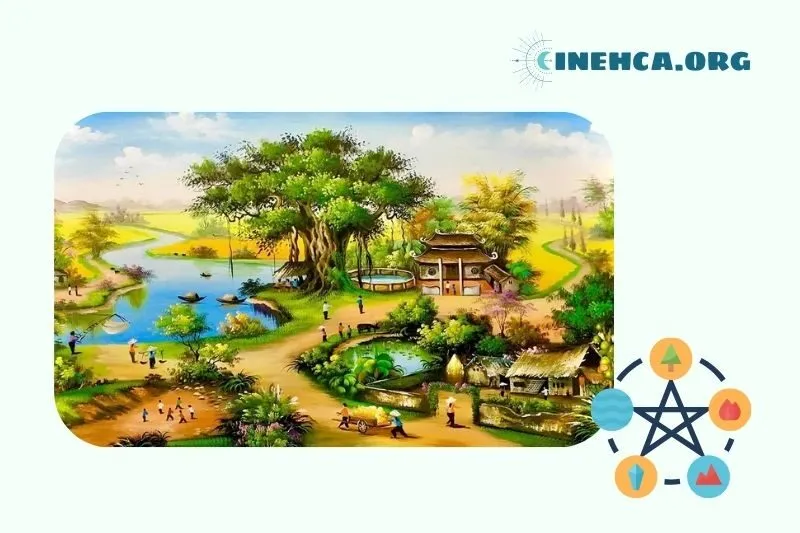 Các Loại Tranh Đồng Quê Phong Thủy Được Ưa Chuộng Hiện Nay