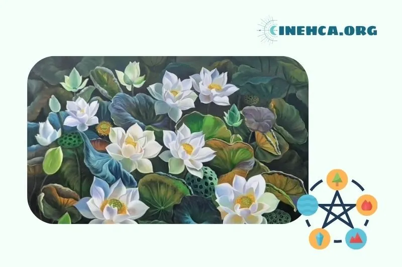 Cách Chọn Tranh Hoa Sen Phong Thủy Phù Hợp Với Không Gian