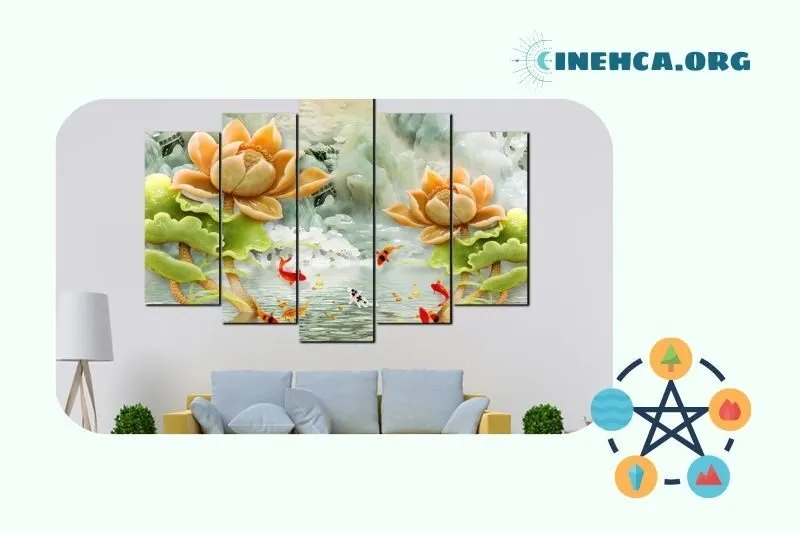 Cách treo tranh phong thủy đúng cách trong nhà