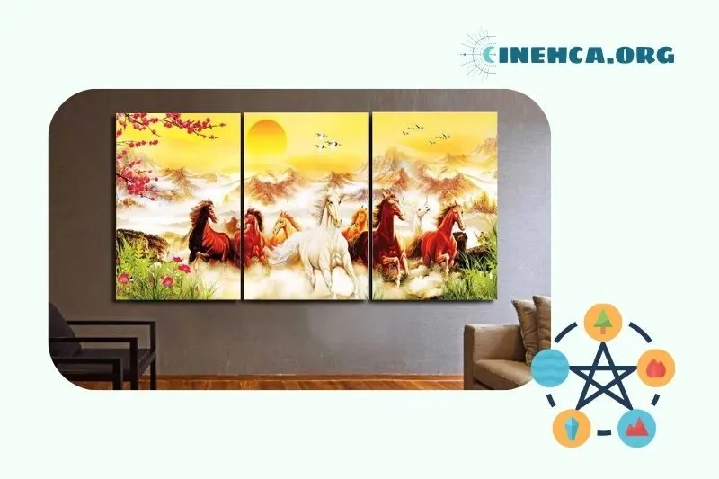 Chọn tranh phong thủy theo mệnh giúp tăng tài lộc