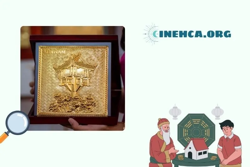 Những Loại Tranh Chùa Một Cột Dát Vàng Khác