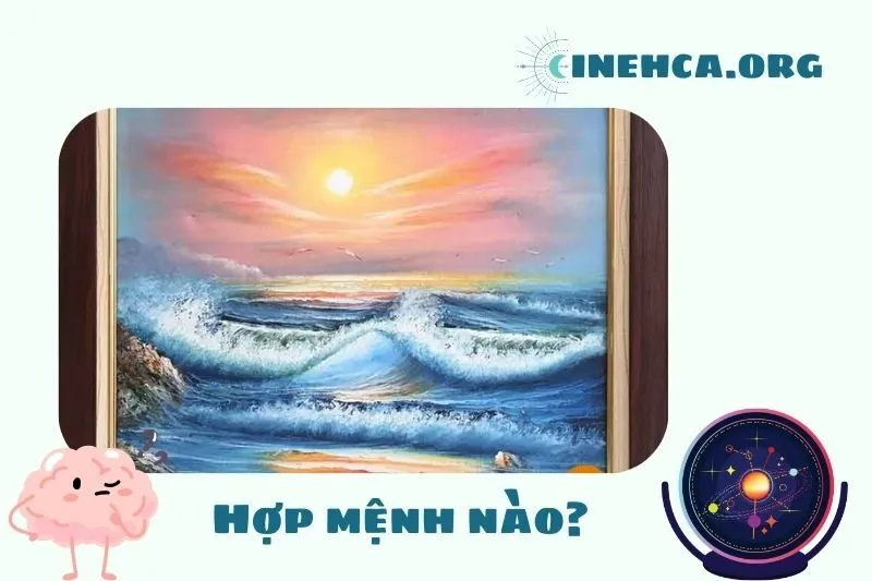 Tranh cảnh biển phong thủy phù hợp với tuổi và mệnh nào?