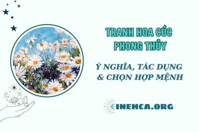 Tranh Hoa Cúc Phong Thủy 2025: Ý Nghĩa, Màu Sắc và Vị Trí Treo