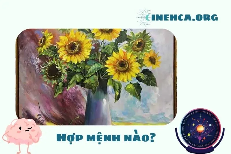 Tranh Hoa Hướng Dương Phong Thủy Hợp Với Ai Và Cách Chọn Lựa