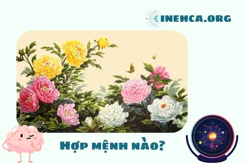 Cách Chọn Tranh Hoa Mẫu Đơn Phong Thủy Theo Mệnh Và Tuổi
