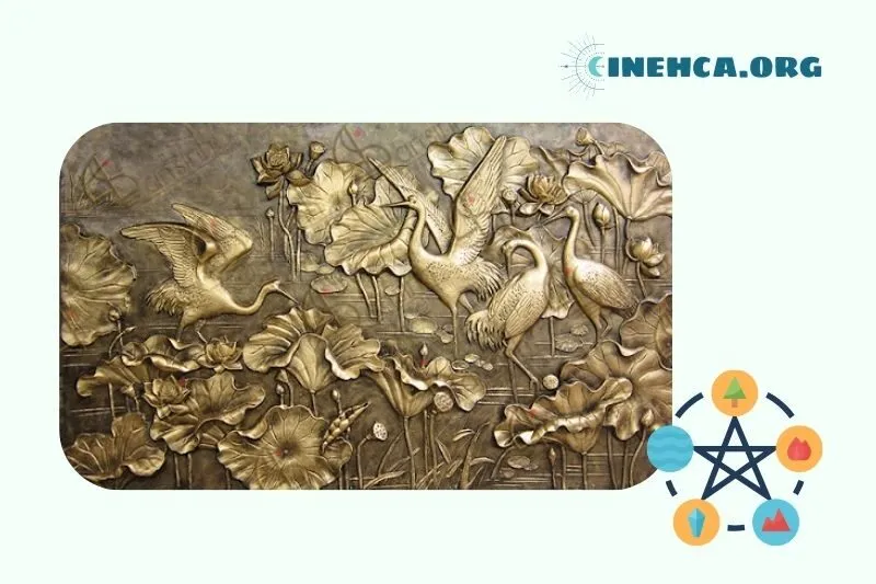 Tranh Sen Hạc Phù Điêu: Sự Khác Biệt và Ưu Điểm