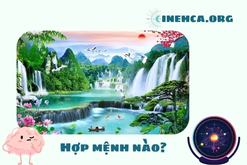 Màu sắc tranh phù hợp với bản mệnh gia chủ