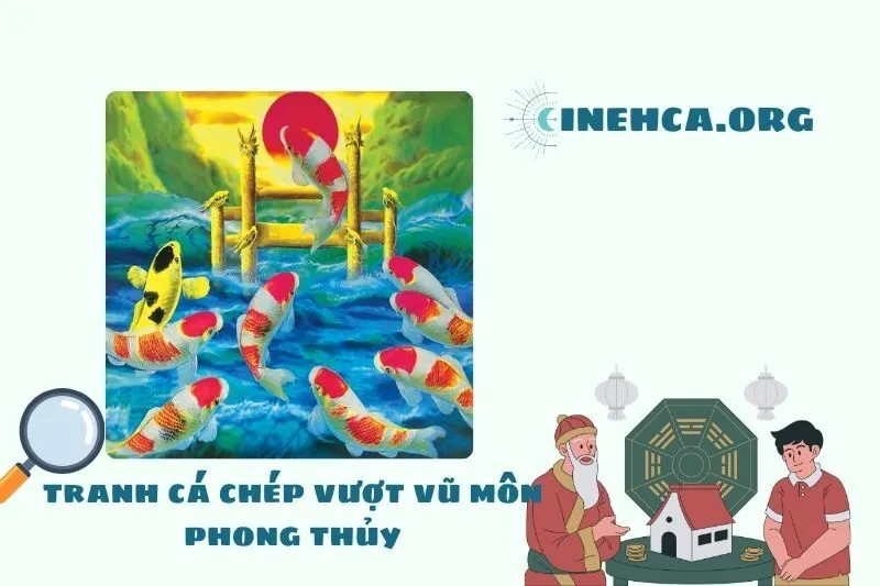 Ý Nghĩa Phong Thủy Của Tranh Cá Chép Vượt Vũ Môn
