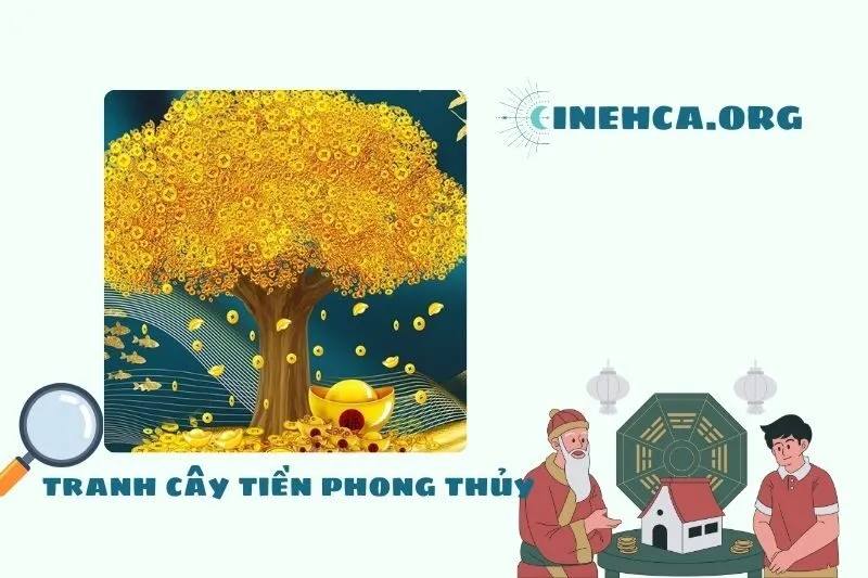 Ý nghĩa của tranh cây kim tiền trong phong thủy