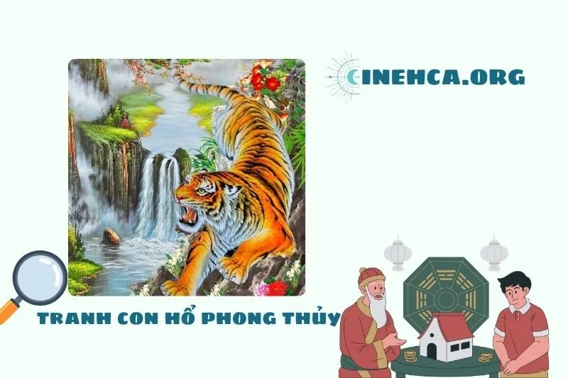 Ý nghĩa phong thủy của tranh con hổ