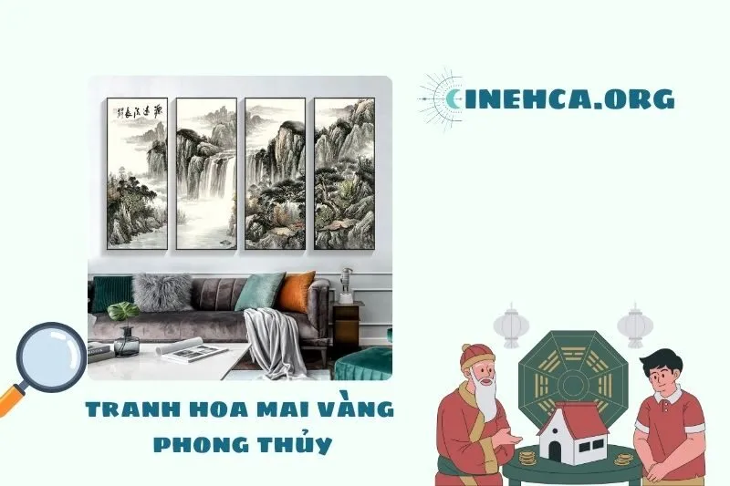 Tranh Hoa Mai Vàng Phong Thủy: Ý Nghĩa và Tầm Quan Trọng