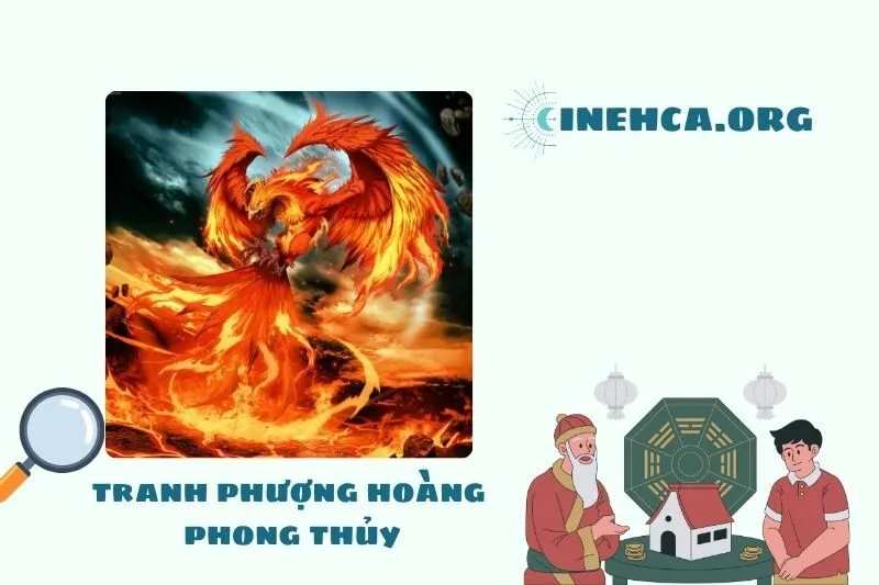 Ý nghĩa của tranh phượng hoàng trong phong thủy