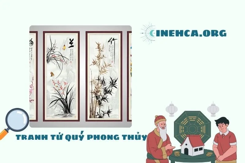 Ý nghĩa phong thủy của tranh tứ quý