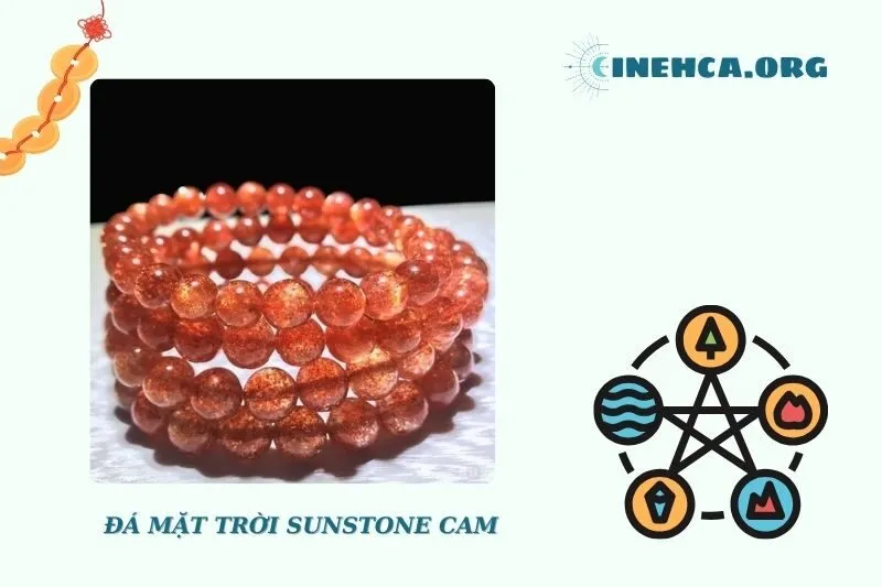 Cách bảo quản và sử dụng đá mặt trời Sunstone cam