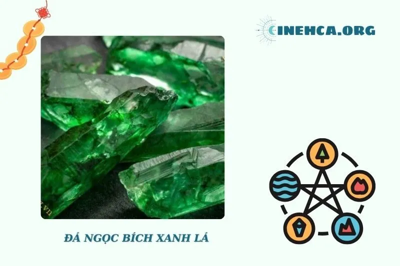 Cách sử dụng đá ngọc bích xanh lá đúng cách