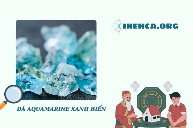 Đá Aquamarine xanh biển là gì?