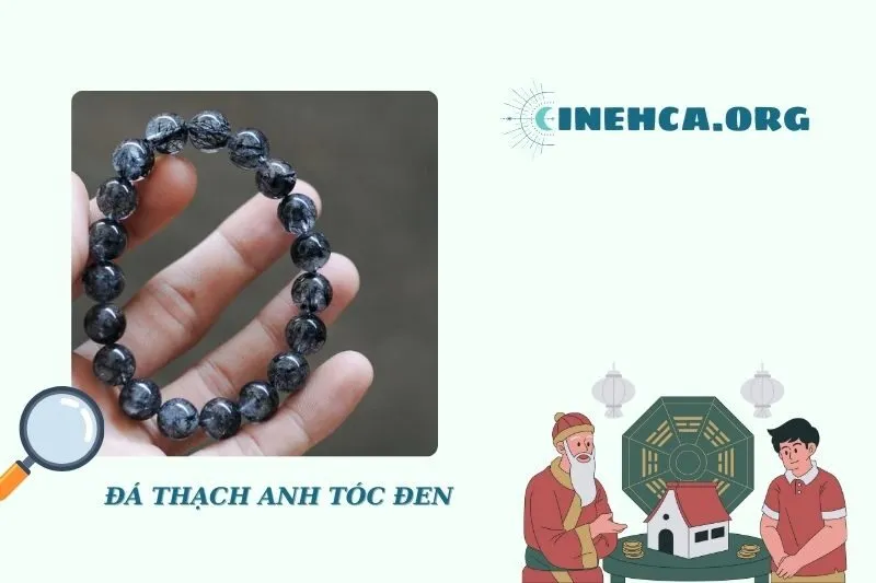 Thạch anh tóc đen là gì?