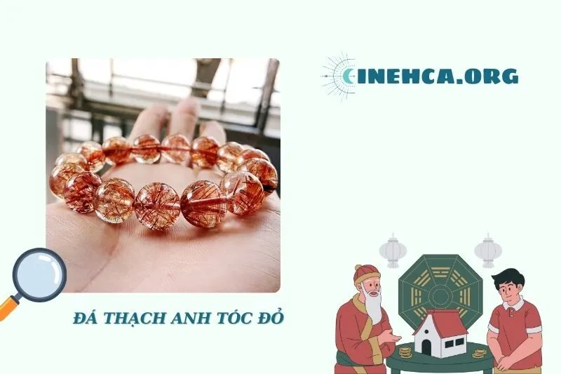 Thạch anh tóc đỏ là gì?