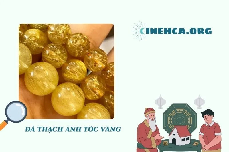 Đá thạch anh tóc vàng là gì?