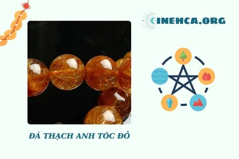 Tác dụng của thạch anh tóc đỏ