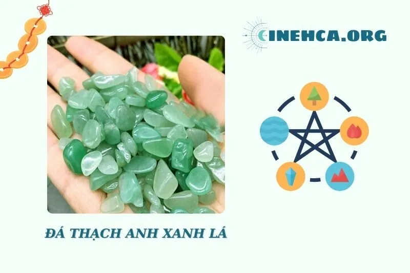 Tác dụng của thạch anh xanh lá trong phong thủy